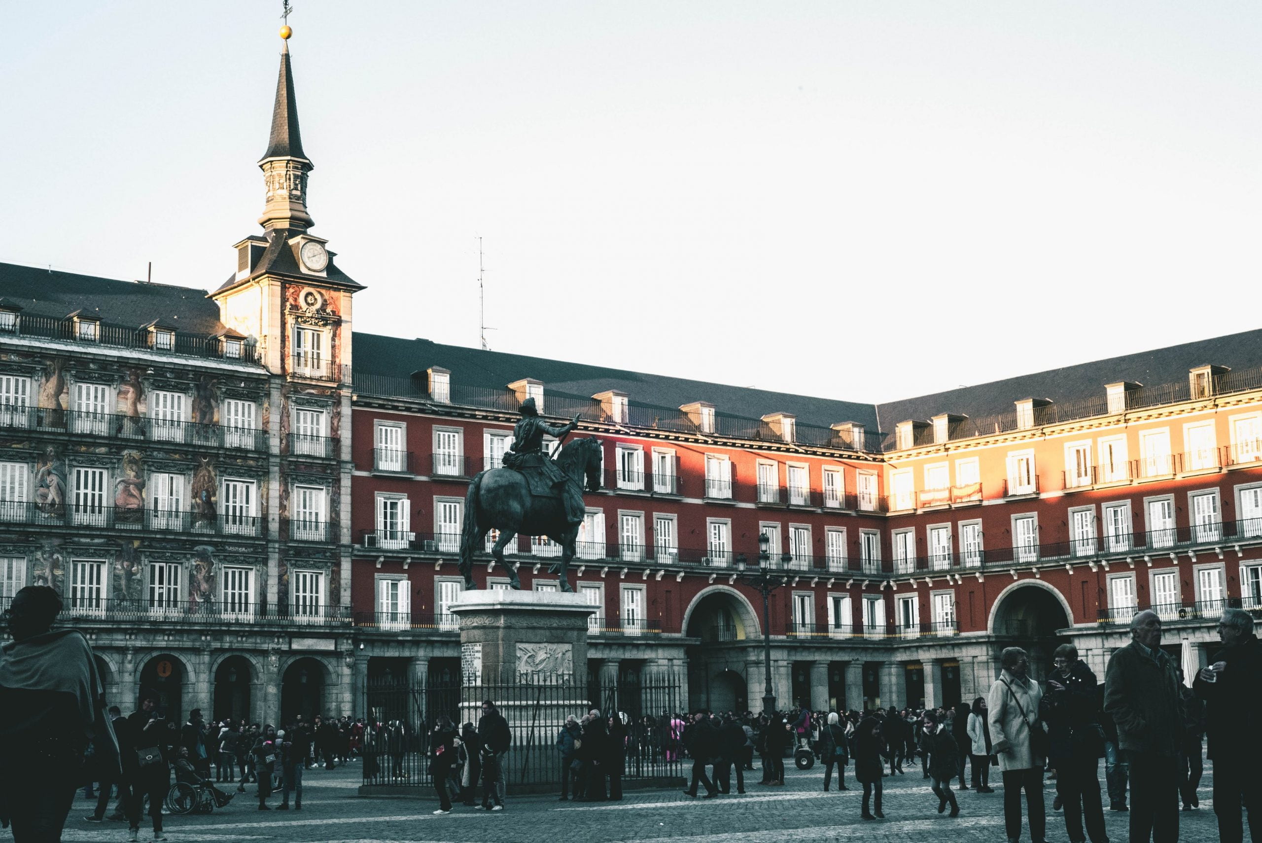 صورة تظهر مدريد عاصمة إسبانيا