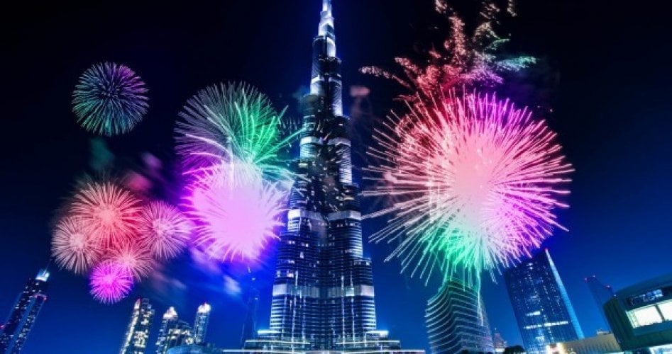 ليلة رأس السنة الميلادية 2022 برج خليفة