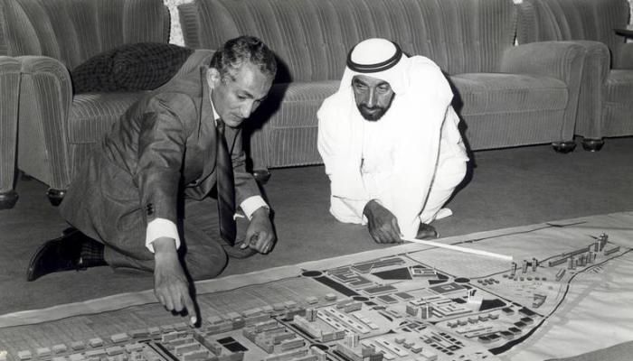 وفاة عبد الرحمن مخلوف المهندس المخطط لمدينة أبو ظبى