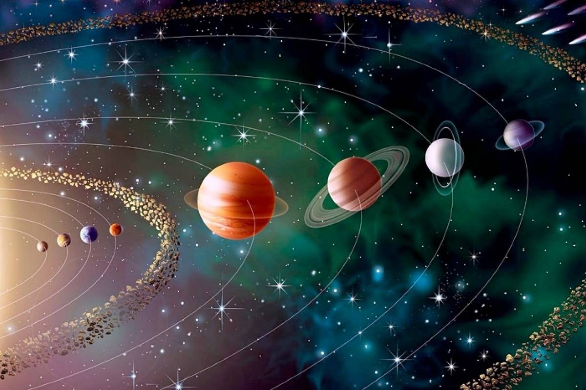 بحث عن المجموعة الشمسية للصف الاول الاعدادي