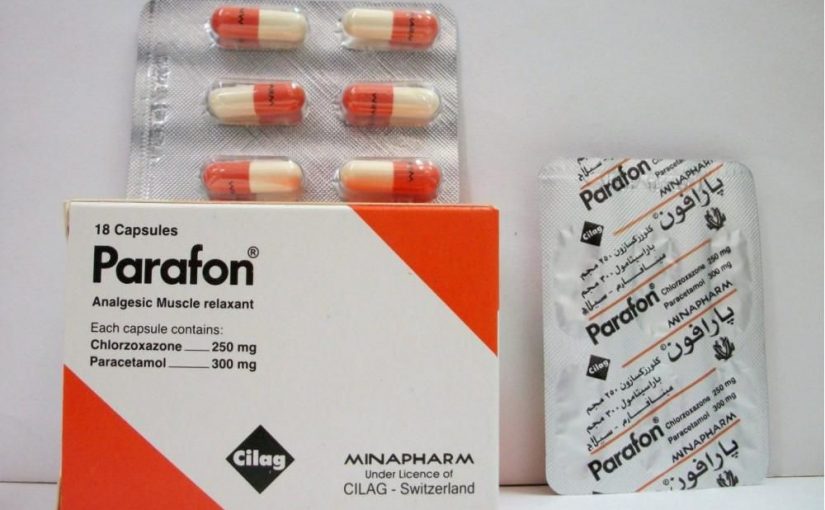 دواء بارافون Parafon لعلاج الشد العضلي دواعي الاستعمال والآثار الجانبية للدواء