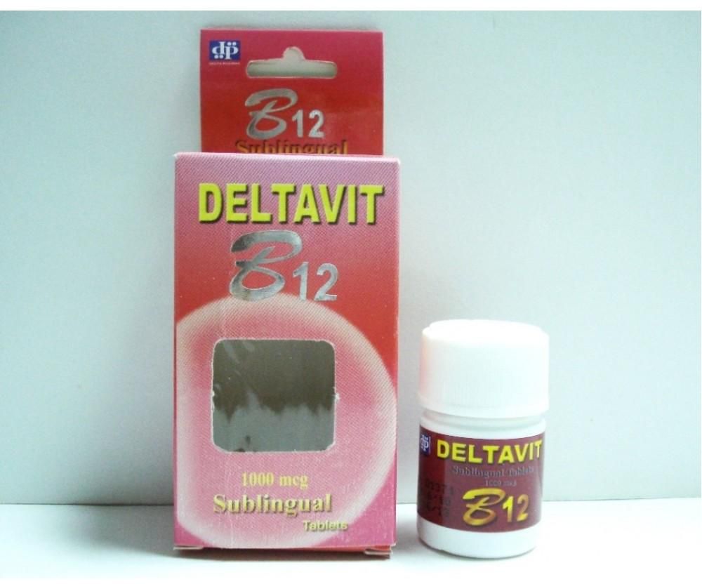 دواء دلتافيت ب12 Deltavit B12 دواعي الاستعمال والآثار الجانبية له