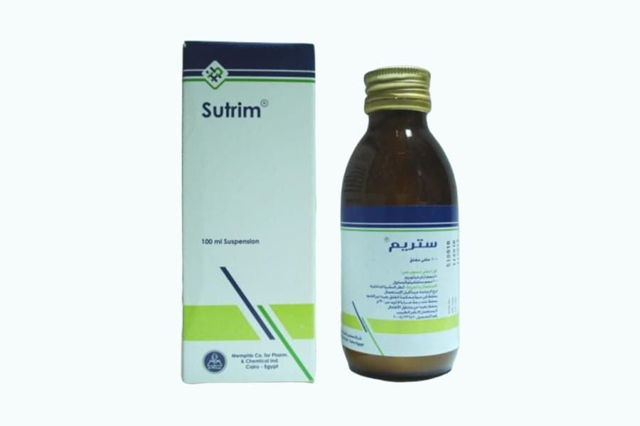 شراب وأقراص ستريم Sutrim - مضاد حيوي لعلاج التهاب الشعب الهوائية