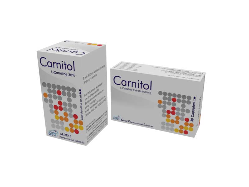 عقار كارنيتول Carnitol لعلاج نقص الكارنيتين في الجسم