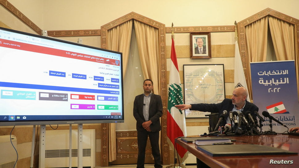 نتائج الانتخابات اللبنانية النيابية 2022 بالارقام الفائزين وأبرز الخاسرين