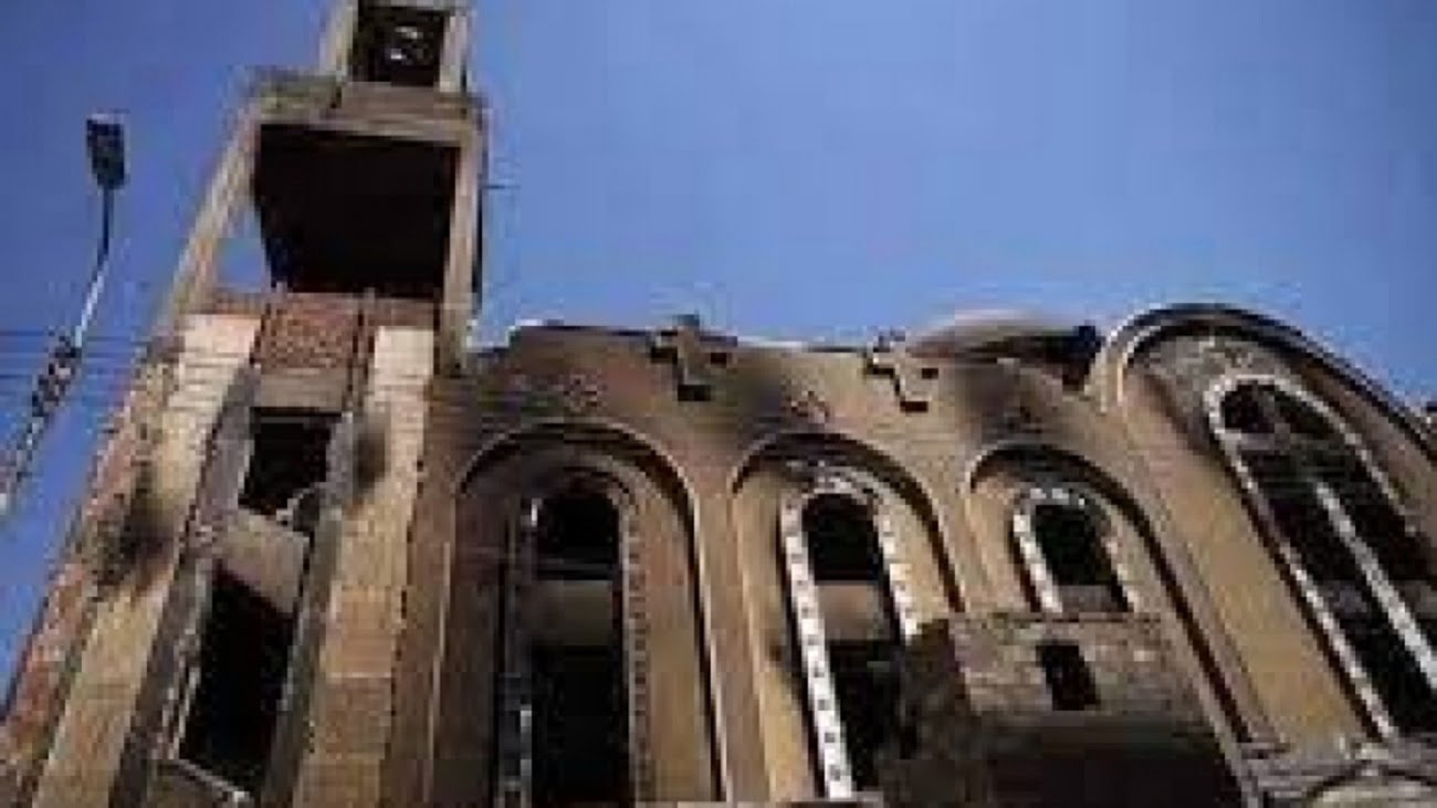 تفاصيل حادث حريق كنيسة إمبابة.. 35 وفاة و45 مصابا