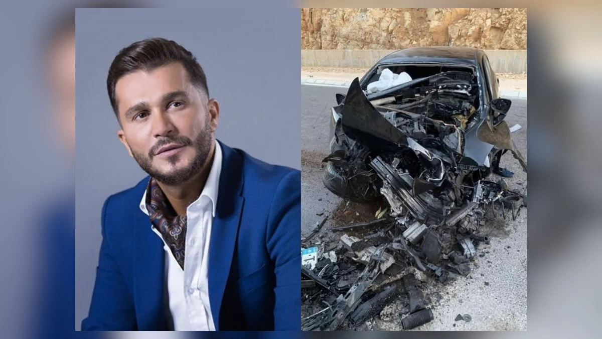 فيديو لحظة وفاة جورج الراسي الفنان اللبناني بحادث سير