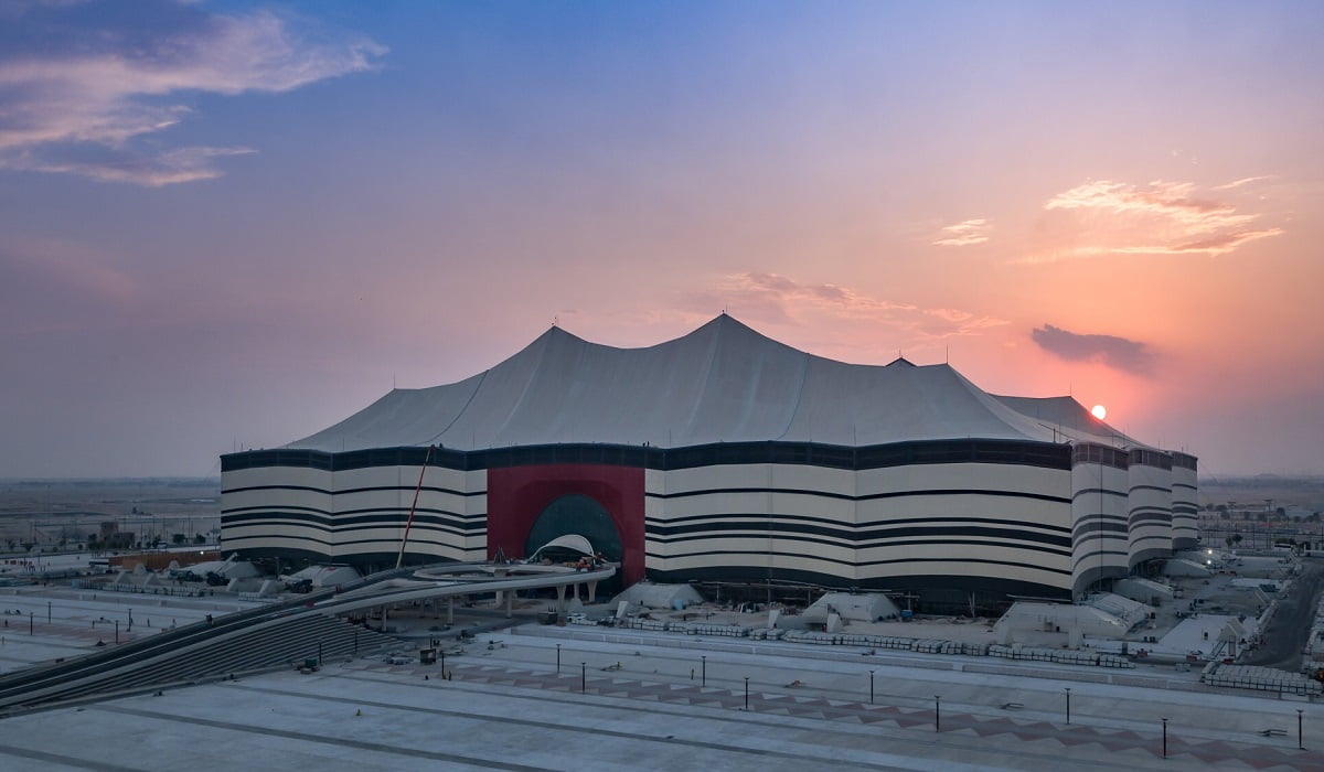 كم تكلفة ملعب الخيمة في قطر؟