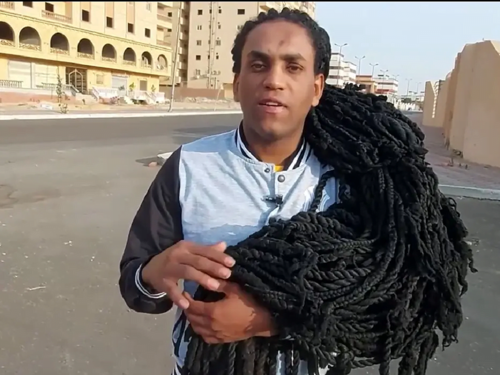 من أطول شعر في العالم في مصر