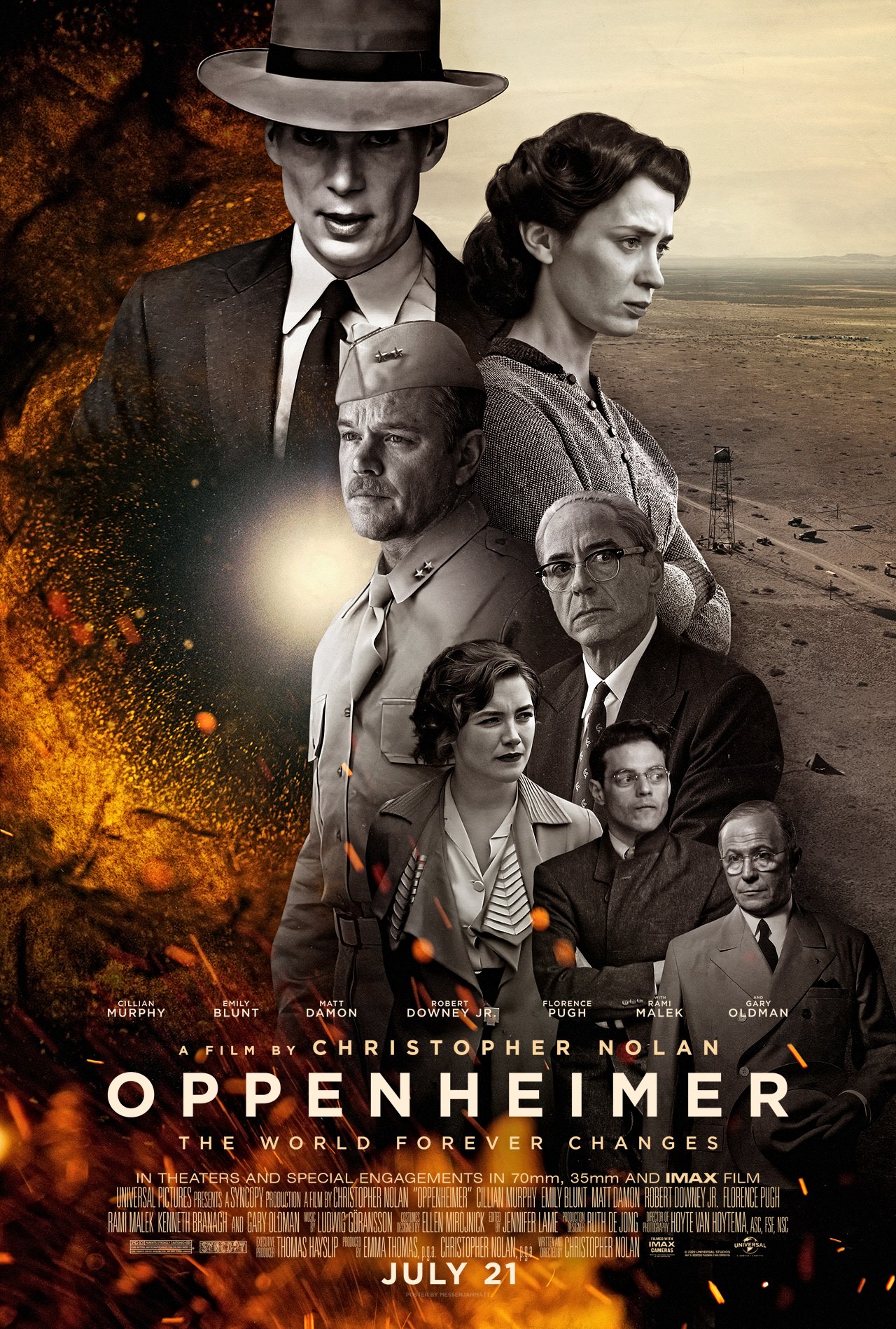 قصة فيلم oppenheimer أوبنهايمر وموعد النزول